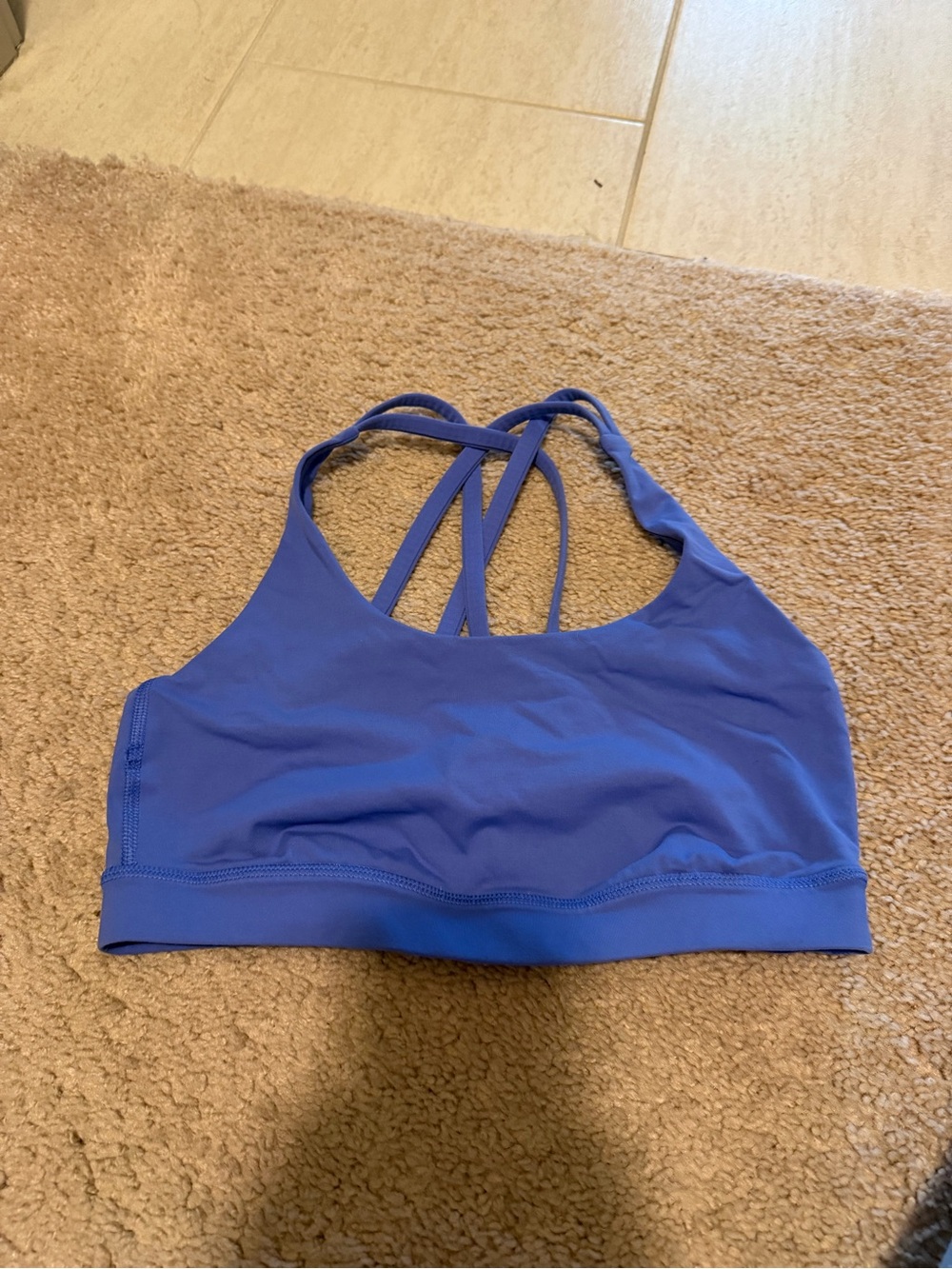lululemon athletica cobalt blue energy bra